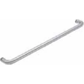 Round Towel Rail 600mm Chrome with Finnials