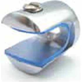 Glass Shelf Holder Brass / Chrome 25mm - No Hole - Glass To Wall
