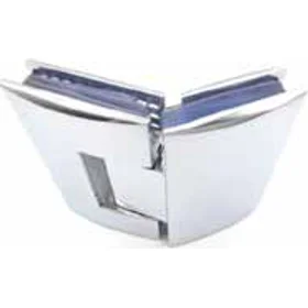 135° Glass To Glass Hinge Zinc Chrome Plated