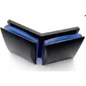 135° Glass To Glass Clamp Zinc Alloy / Black
