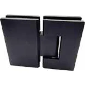 180° Glass To Glass Hinge Stainless Steel Black