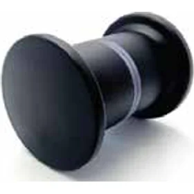 Back To Back Knob (Mushroom) Stainless Steel Black Large
